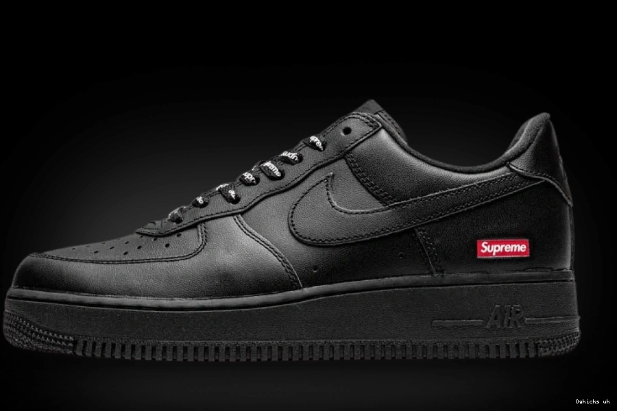 Nike Air Black Low Supreme 1 Force 0817